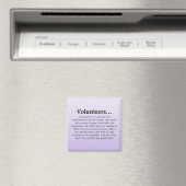 Rol van vrijwilligers magneet (Insitu (Vaatwasser))