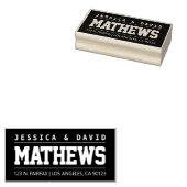 Rol vet stijlvol rubberstempel (Gestempeld)