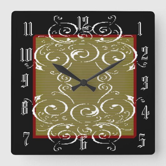 Rol Vierkante Klok (Voorkant)