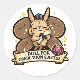 Rol Voor Afstudeersucces Fee Moth Sticker