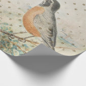  rol voor het verpakken van vogelpapier cadeaupapier (Hoek)