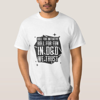 Rol voor initiatief t-shirt