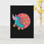  rol voor rolschaatsen met rolschaatsen kaart (Gele Bloem)