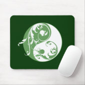Rol Yin & Yang (groen) Muismat (Met muis)