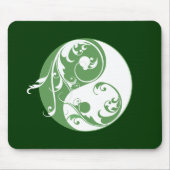 Rol Yin & Yang (groen) Muismat (Voorkant)