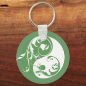 Rol Yin & Yang (groen) Sleutelhanger (Voorkant)