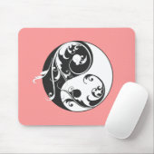 Rol Yin & Yang (zwart) Muismat (Met muis)