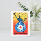 Rol ze uit de Royal Canadian Air Force Briefkaart (Staand voorkant)