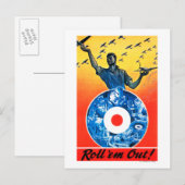 Rol ze uit de Royal Canadian Air Force Briefkaart (Voorkant / Achterkant)