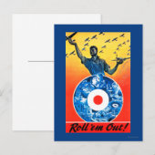 Rol ze uit de Royal Canadian Air Force Briefkaart (Voorkant / Achterkant)