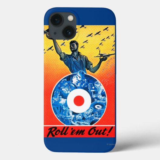 Rol ze uit de Royal Canadian Air Force Case-Mate iPhone Case (Achterkant)