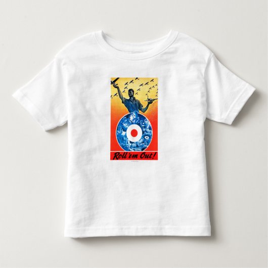 Rol ze uit de Royal Canadian Air Force Kinder Shirts (Voorkant)