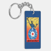 Rol ze uit de Royal Canadian Air Force Sleutelhanger (Voorkant Links)