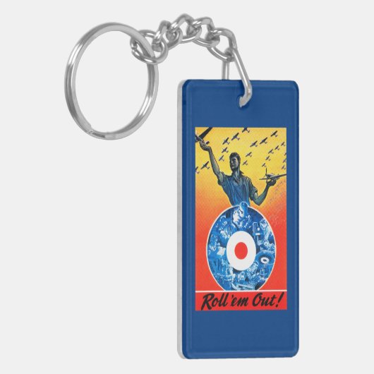 Rol ze uit de Royal Canadian Air Force Sleutelhanger (Voorkant Links)