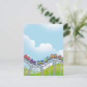 Rolachtbaan Briefkaart (Staand voorkant)