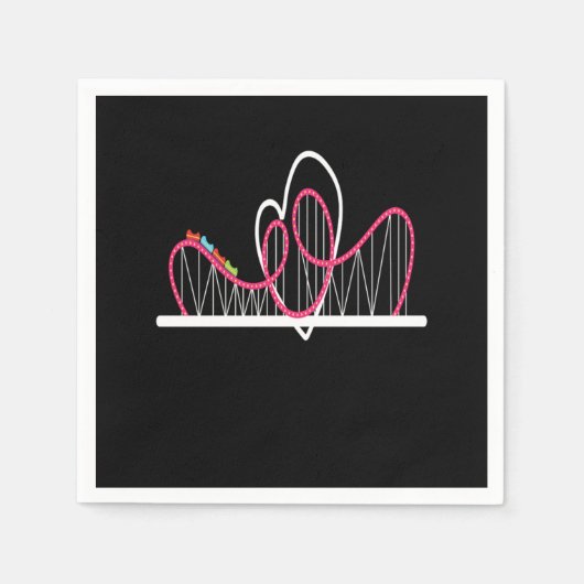 Rolachtbaan Heart Amusement Park Servet (Voorkant)