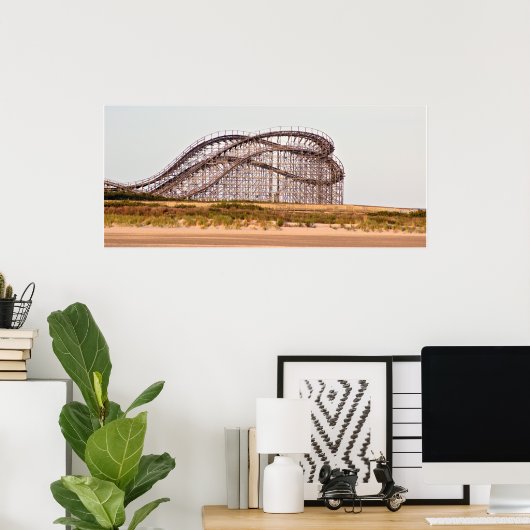 Rolachtbaan Poster (Thuiskantoor)