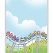 Rolachtbaan Sticker (Voorkant)