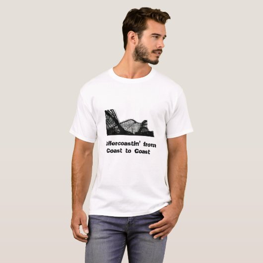 Rolachtbaan T-Shirt (Voorkant volledig)