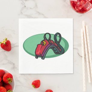 Rolachtbaan Theme Park Ride Napkins Servet