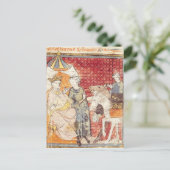 Roland Bidding Farewell aan Charlemagne Briefkaart (Staand voorkant)