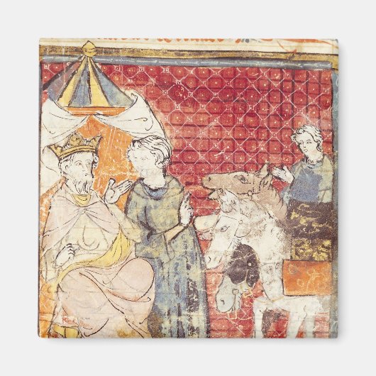 Roland Bidding Farewell aan Charlemagne Magneet (Voorkant)