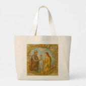 Roland en Aude middeleeuwse legende Grote Tote Bag (Achterkant)