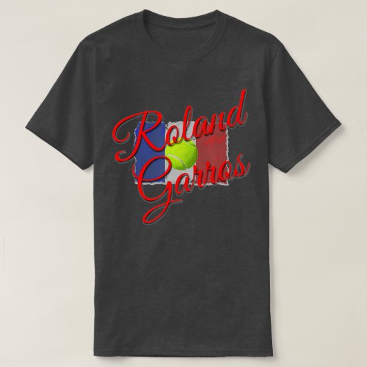 Roland Garros ennis voor de ventilator T-shirt (Design voorkant)