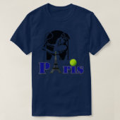 Roland Garros Paris ennis T-shirt (Design voorkant)