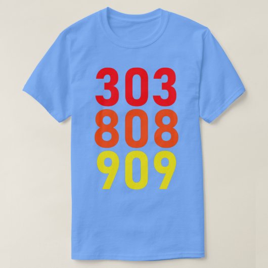 Roland TB303 TR808 TR909 Beats T-shirt (Design voorkant)