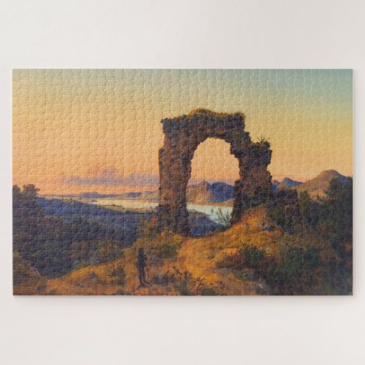Roland's Arch (door Andreas Achenbach) Legpuzzel (Horizontaal)
