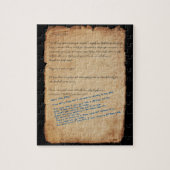 "ROLAND'S BRIEF" Puzzle Legpuzzel (Verticaal)