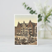 Roland's Monument, Bremen, Duitsland, zeldzaam Pho Briefkaart (Staand voorkant)