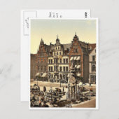 Roland's Monument, Bremen, Duitsland, zeldzaam Pho Briefkaart (Voorkant / Achterkant)