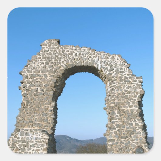 Rolandsbogen Vierkante Sticker (Voorkant)