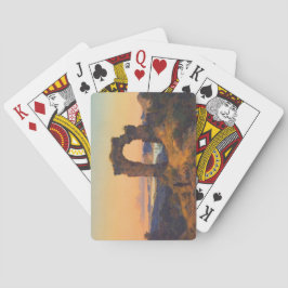 Rolandsboog (door Andreas Achenbach) Pokerkaarten