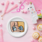 Rolapparaat Papieren Bordje (Feest)