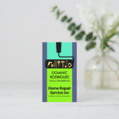 Rolborstel het Schilderen Handyman Hulpmiddelen Visitekaartje (Staand voorkant)