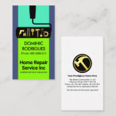 Rolborstel het Schilderen Handyman Hulpmiddelen Visitekaartje (Voorkant / Achterkant)