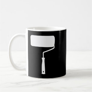 Rolborstel schilderij schilder cadeau 1 koffiemok