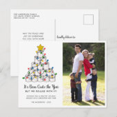 Rolde met het toiletpapier Kerstboom Foto Feestdagenkaart (Voorkant / Achterkant)