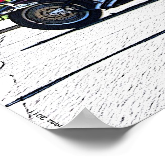 Roldemper in gelijkstroomposter poster (Hoek)