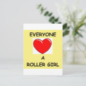 rolderby briefkaart (Staand voorkant)