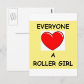 rolderby briefkaart (Voorkant / Achterkant)