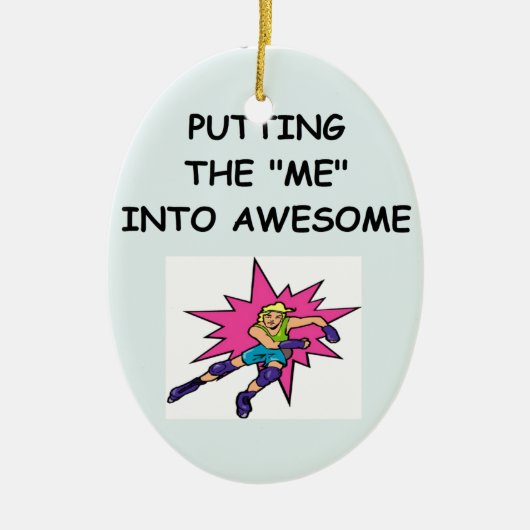 rolderby keramisch ornament (Voorkant)