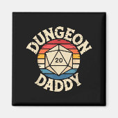 Role Playing Gamer Dad Rpg Master Tabletop Funny R Magneet (Voorkant)