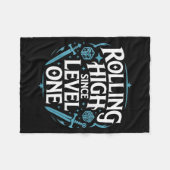 Role Playing Gamer Rpg Master D20 Tabletop Funny R Fleece Deken (Voorkant (Horizontaal))