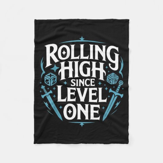 Role Playing Gamer Rpg Master D20 Tabletop Funny R Fleece Deken (Voorkant)