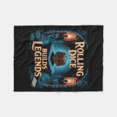 Role Playing Gamer Rpg Master D20 Tabletop Funny R Fleece Deken (Voorkant (Horizontaal))