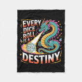 Role Playing Gamer Rpg Master D20 Tabletop Funny R Fleece Deken (Voorkant)